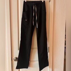 FIGS BLACK XXST BOOTCUT SCRUB